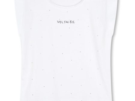 Zadig & Voltaire White Short Sleeves Tee-Shirt For Cheap