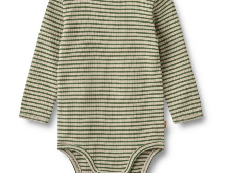 Wheat Elm Green Stripe Body Berti Online Hot Sale