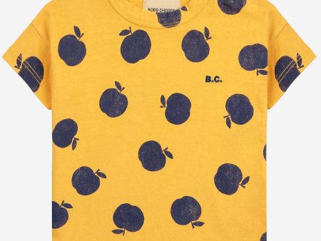 Bobo Choses Yellow Poma All Over Yellow T-Shirt Cheap