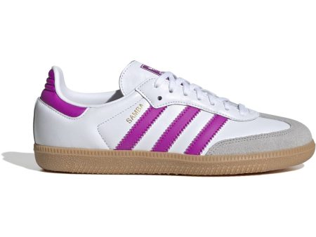 adidas Originals Ftwwht Purbur Gum3 Samba Og J Sneakers Hot on Sale