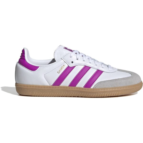 adidas Originals Ftwwht Purbur Gum3 Samba Og J Sneakers Hot on Sale