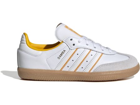 adidas Originals Crystal White Cloud White Crew Yellow Samba Og C Sneakers Online now