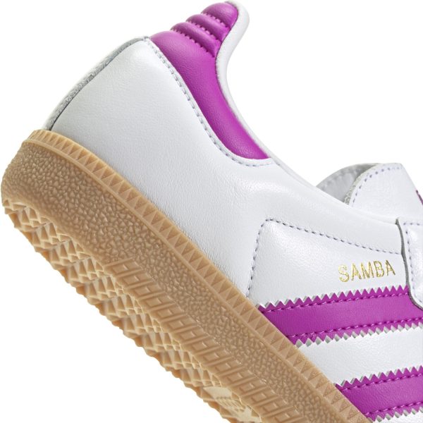 adidas Originals Ftwwht Purbur Gum3 Samba Og J Sneakers Hot on Sale