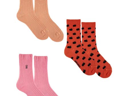 Bobo Choses Ketchup Bc Long Socks 3-Pack Online now