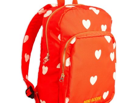 Mini Rodini Red Hearts Aop Ryggsekk Online