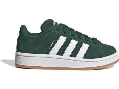 adidas Originals Dark Green   Cloud White   Gum Campus 00S El C Sneakers Cheap