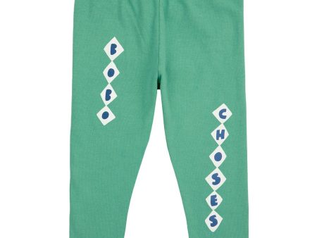 Bobo Choses Green Bobo Choses Diamonds Leggings Online