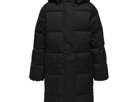 kids ONLY Black Irene Puffer Jakke Noos Cheap