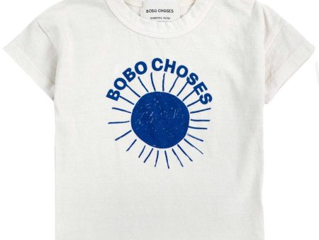 Bobo Choses Offwhite Sun Ecru T-Shirt Online now