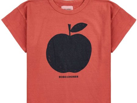 Bobo Choses Red Poma Red T-Shirt Online