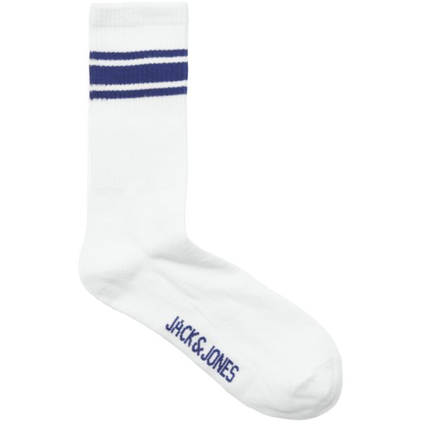 Jack & Jones Junior Bright White Actrey Tennissokker 5-pakning Online now