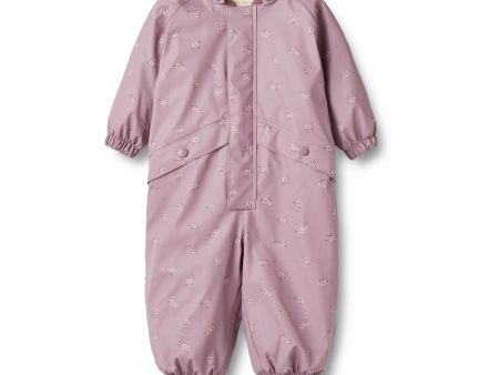 Wheat Soft Lilac Flowers Thermo Rainsuit Aiko Online Sale