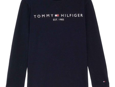 Tommy Hilfiger Black Essential Bluse For Sale