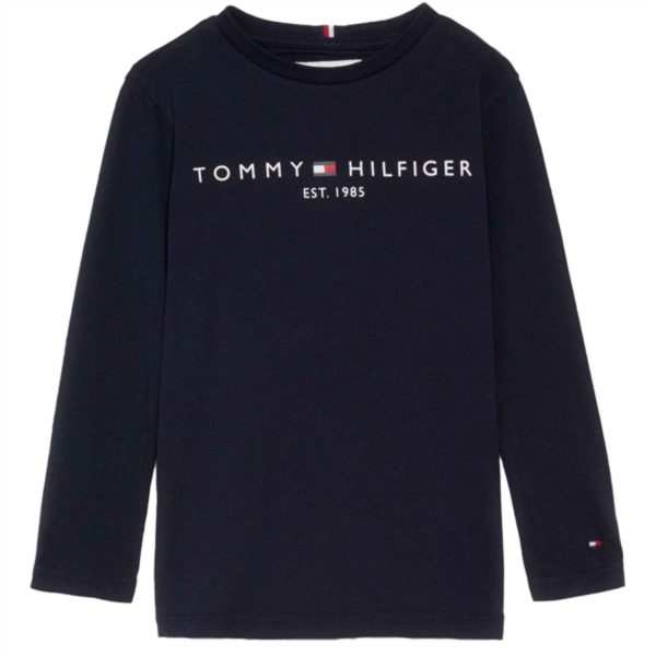 Tommy Hilfiger Black Essential Bluse For Sale