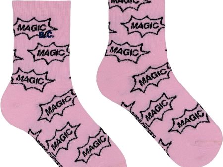 Bobo Choses Light Pink It S Magic All Over Short Socks Fashion