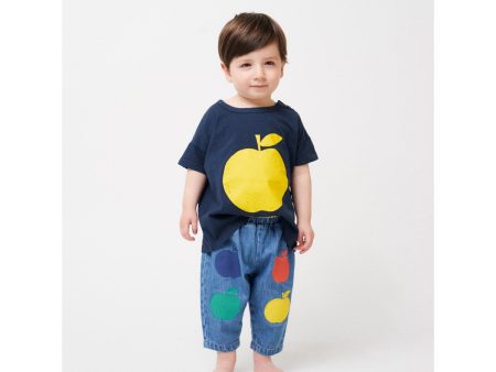 Bobo Choses Midnight Blue Poma Navy T-Shirt For Discount