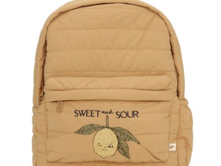 Konges Sløjd Tobacco Brown Juno Quilted Backpack Midi Online Sale