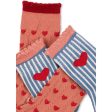 Konges Sløjd Heart Mix 2 Pack Jaquard Socks Online Hot Sale