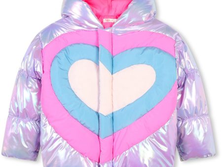 Billieblush Lilac Puffer Jacket Fashion