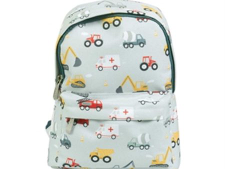 A Little Lovely Company Small Backpack Vehicles Hot on Sale